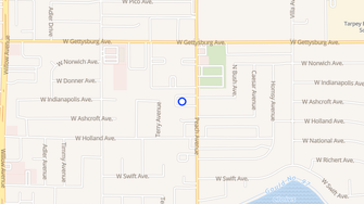 Map for Peachview Apartments - Clovis, CA