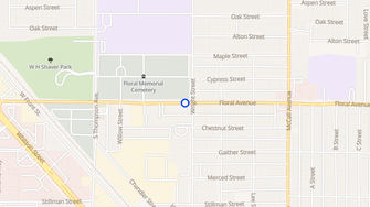 Map for Maplewood Apartments - Selma, CA