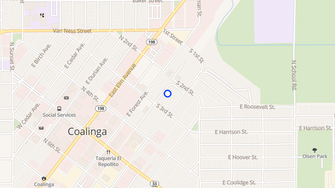 Map for Pleasant Valley Pines Apartments - Coalinga, CA