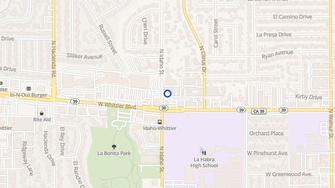 Map for Highlander Pointe - La Habra, CA