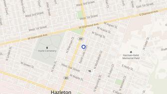 Map for Hazleton Apartments - Hazleton, PA