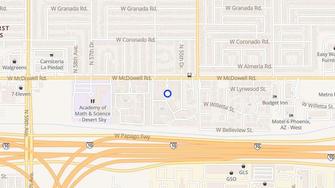 Map for Lynnwood Apartments - Phoenix, AZ