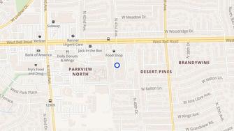 Map for Villas on Bell  - Phoenix, AZ