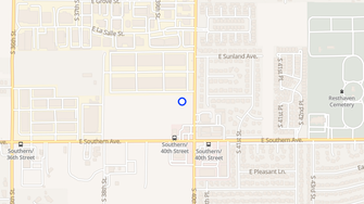 Map for Rosewood Apartments - Phoenix, AZ