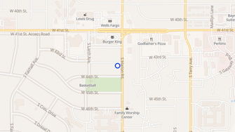 Map for Meadowland Apartments - Sioux Falls, SD