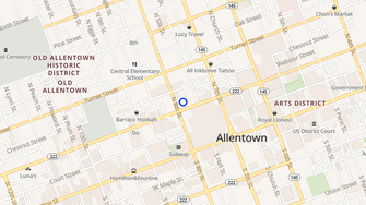 Map for Coachaus Inn - Allentown, PA