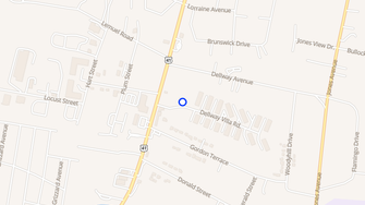 Map for Dellway Villa Apartments - Nashville, TN