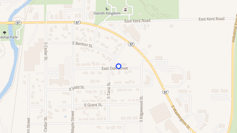Map for Oakwood Apartments - Greenville, MI