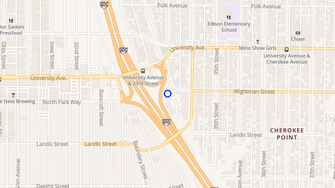 Map for Asana North Park  - San Diego, CA