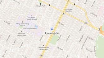 Map for Coronado Senior Housing - Coronado, CA