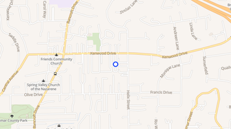 Map for Greenwood Villas - Spring Valley, CA