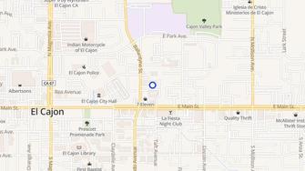 Map for Trade Winds Apartments - El Cajon, CA