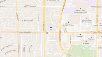 Map for Casa Verde Apartments - Phoenix, AZ