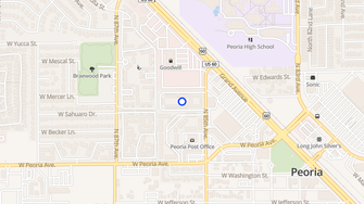 Map for Villas At Montebella - Peoria, AZ