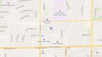 Map for Country Creek Apartments - Glendale, AZ