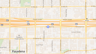 Map for Gemini Gardens Apartments - Pasadena, CA