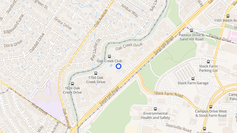 Map for Oak Creek Apartments - Palo Alto, CA