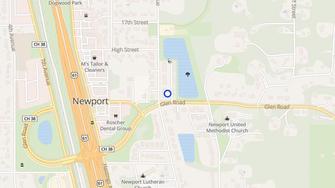 Map for Newport Ponds - Newport, MN