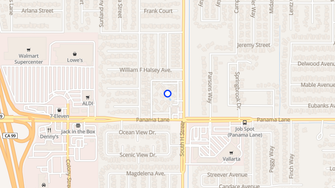 Map for Village at Lakeside Apartments - Bakersfield, CA