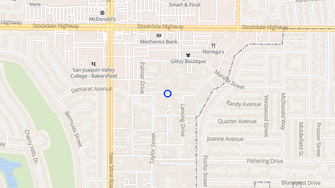 Map for Casa Victoria Apartments - Bakersfield, CA