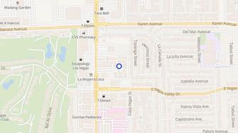 Map for Casa Tiempo Apartments - Las Vegas, NV
