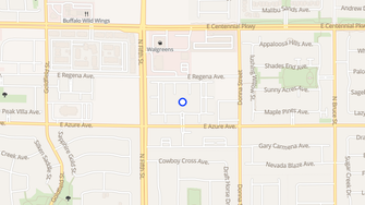 Map for  Broadstone Azure and Broadstone Indigo - North Las Vegas, NV