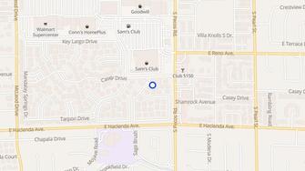 Map for Capri North and South - Las Vegas, NV