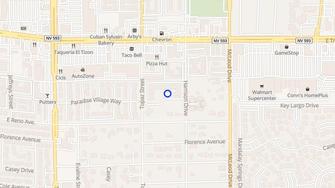 Map for Harrison Pines Senior Apartments - Las Vegas, NV