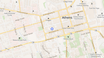 Map for Cotton Exchange Lofts - Athens, GA