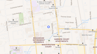 Map for Ukiah Green Apartments - Ukiah, CA
