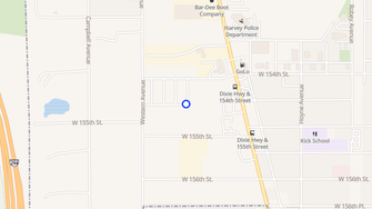 Map for Forest Hills Enterprises - Harvey, IL