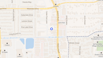 Map for Cedar Branch Apartments - Houston, TX
