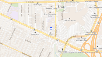 Map for Apartment Locators Incorporated - Brea, CA