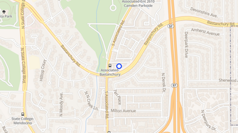 Map for Q H Gardens Apartments - Fullerton, CA
