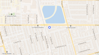 Map for Parkside La Palma Apartments - Anaheim, CA