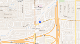 Map for Arroyo Casa Apartments - Orange, CA