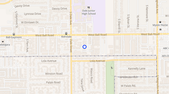 Map for Pacific Pointe Apartments - Anaheim, CA