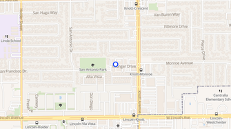 Map for Pacific Garden Apartments - Buena Park, CA