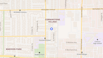 Map for Wilshire Apartments - Santa Ana, CA