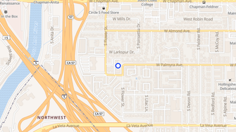 Map for Ritz Cove Apartments - Orange, CA