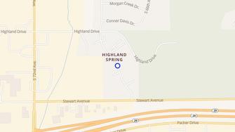 Map for Highland Spring Villas - Wausau, WI