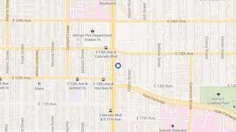 Map for Capri Apartments - Denver, CO
