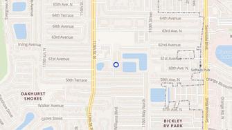 Map for Willows Apartments - Seminole, FL