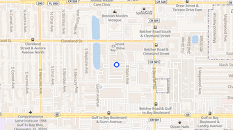 Map for Lake Starcrest Village Apartments - Clearwater, FL