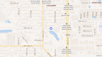 Map for Waterside Village Apartments - Saint Petersburg, FL