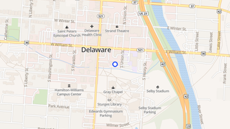 Map for Colony House Apartments - Delaware, OH