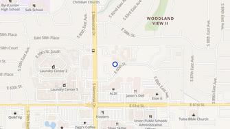 Map for One Eton Square - Tulsa, OK