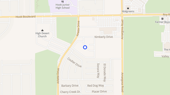 Map for Kimberly Park Apartments - Victorville, CA