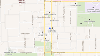 Map for Casa Palmeras - Palm Springs, CA