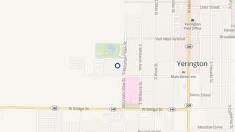 Map for Yerington Manor - Yerington, NV